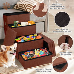 Zerbuger dog stairs folded-compact design for easy storage