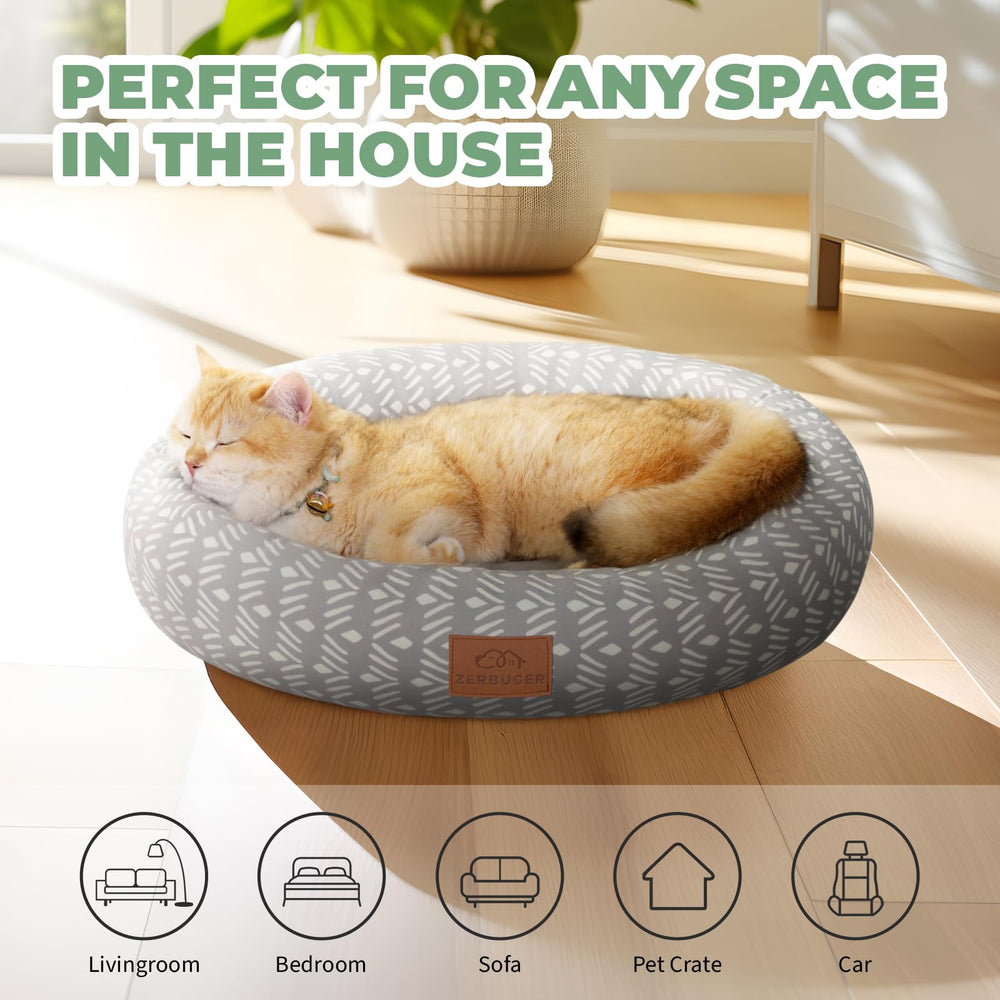 Zerbuger donut bed is travel-friendly and lightweight for trips.