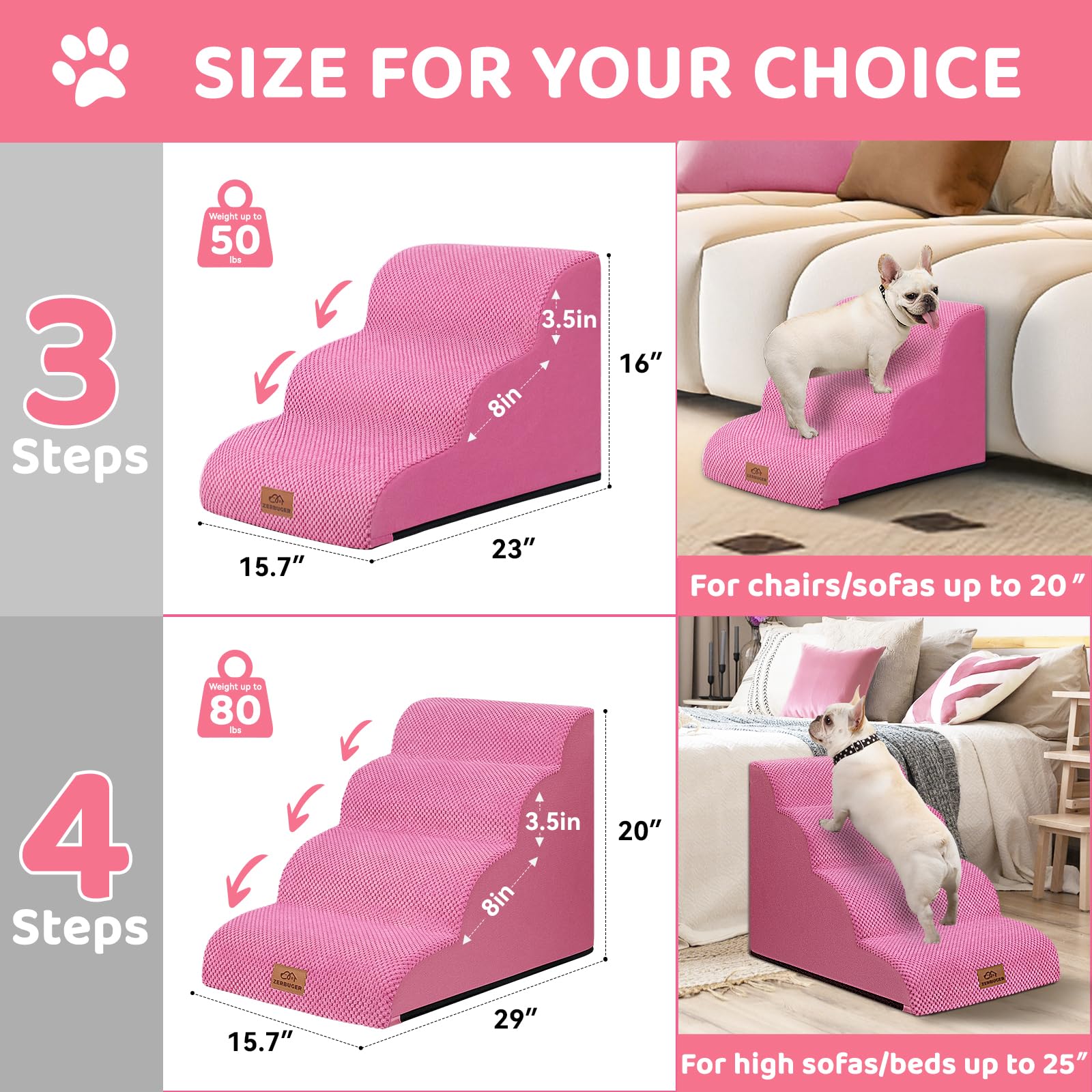 Zerbuger machine-washable removable cover for easy cleaning