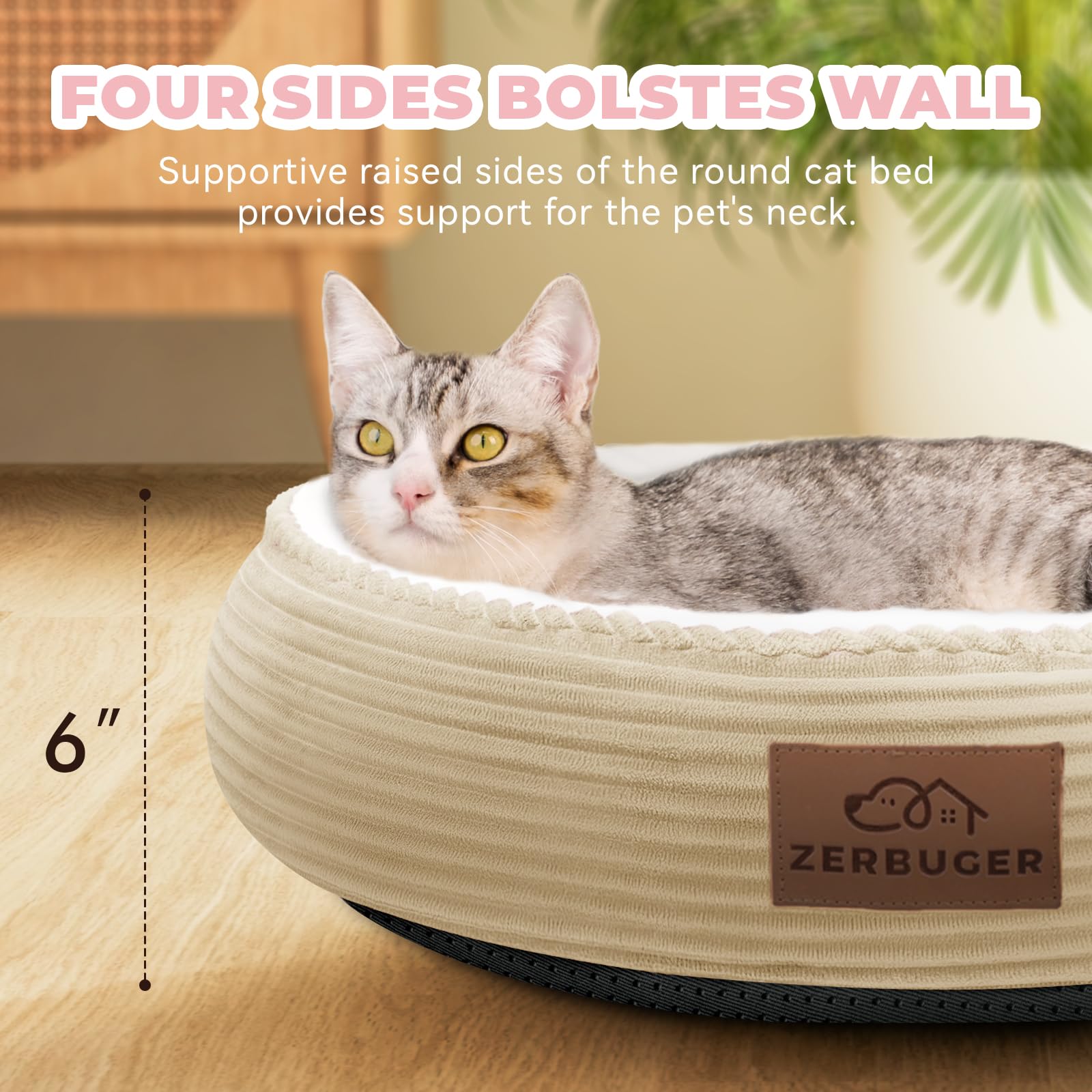 Zerbuger anti-slip bottom silicone surface validates stable placement during play.