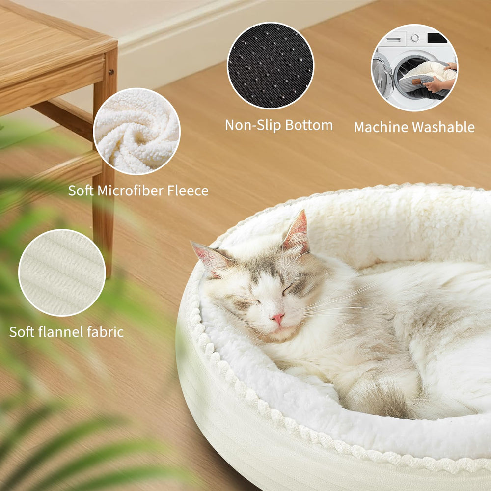 Zerbuger pet bed in use with cats and small dogs.