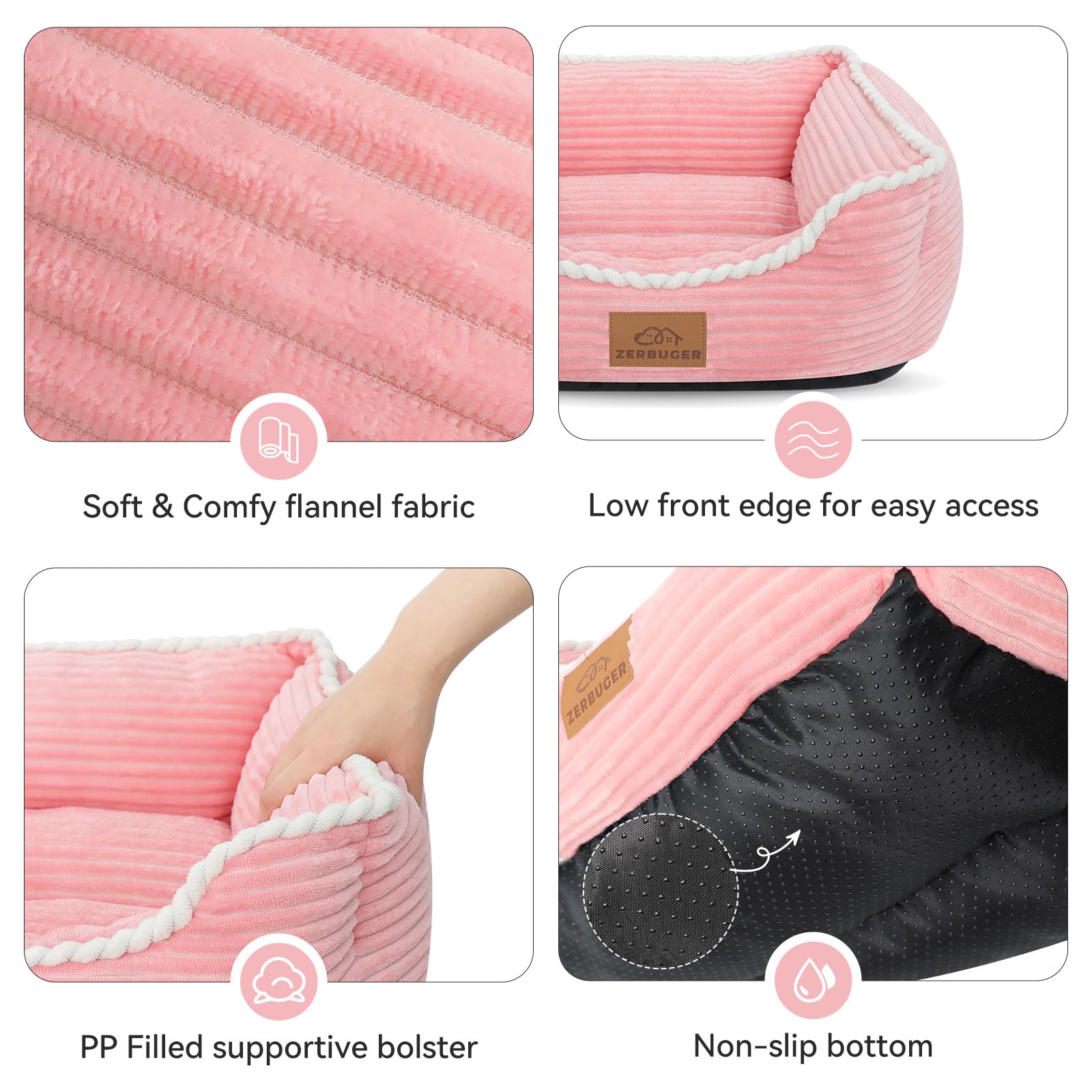 Zerbuger pet bed portable and lightweight for indoor or outdoor use.