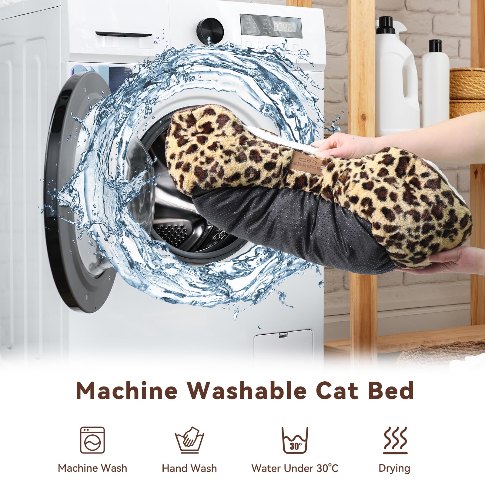 Zerbuger rectangle pet bed indoor-outdoor use ideal for versatile pet lounging