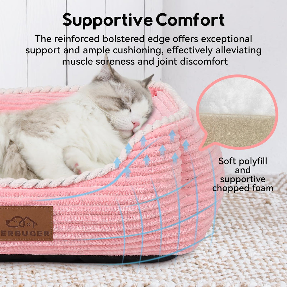 Zerbuger bed includes removable washable mat for simple cleaning