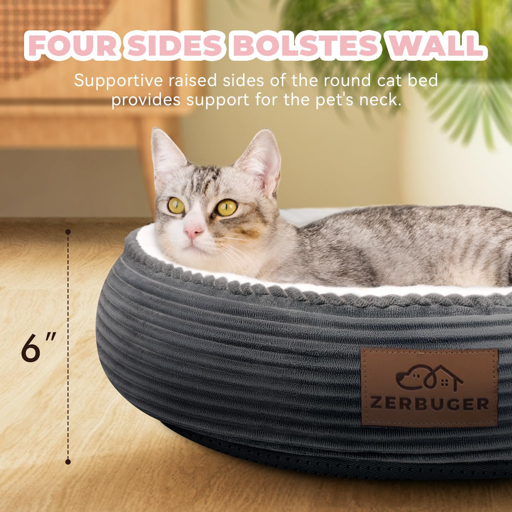 Zerbuger washable cat bed machine washable for easy-clean convenience.