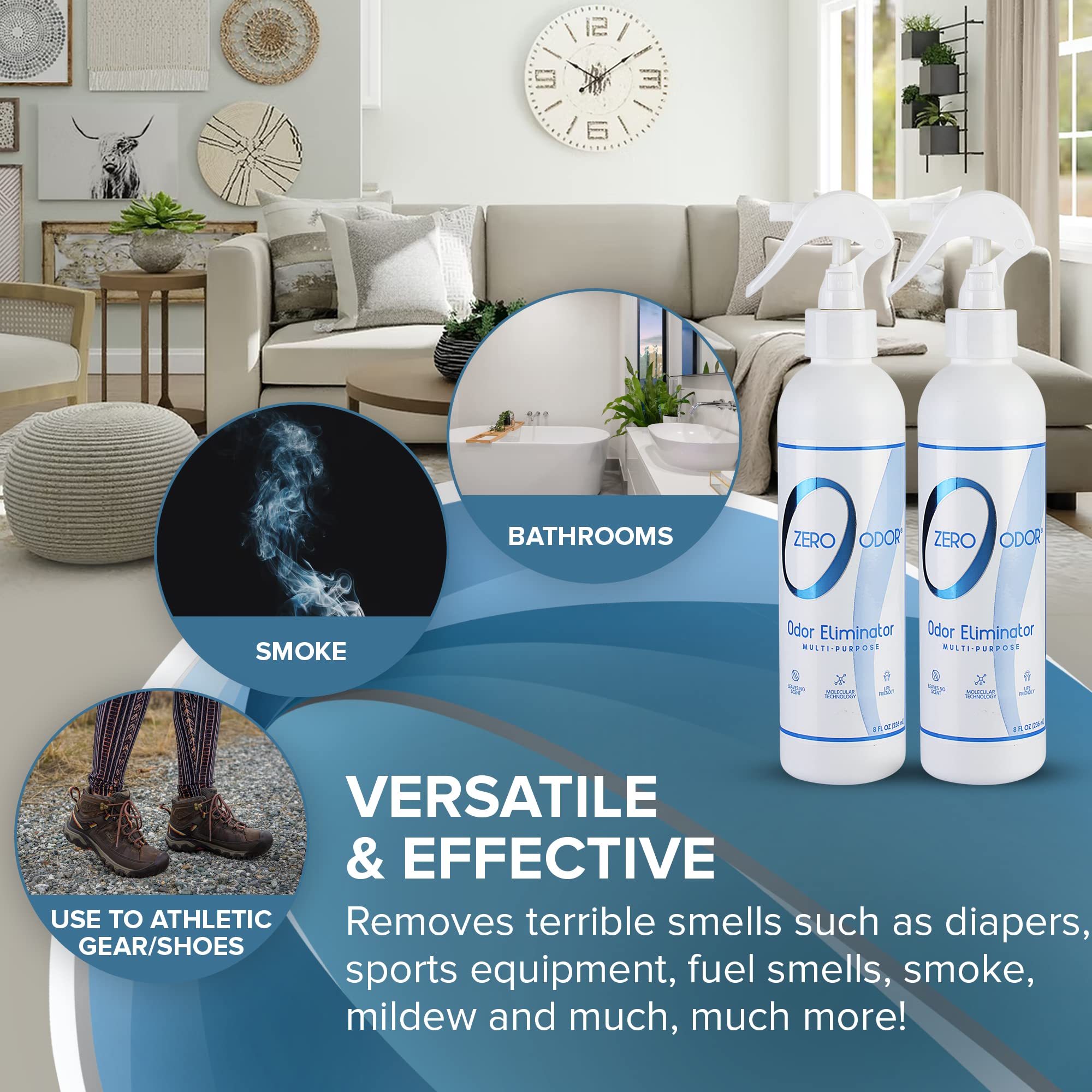 Zero Odor nursery room eliminates pet and smoke odors for a safer environment