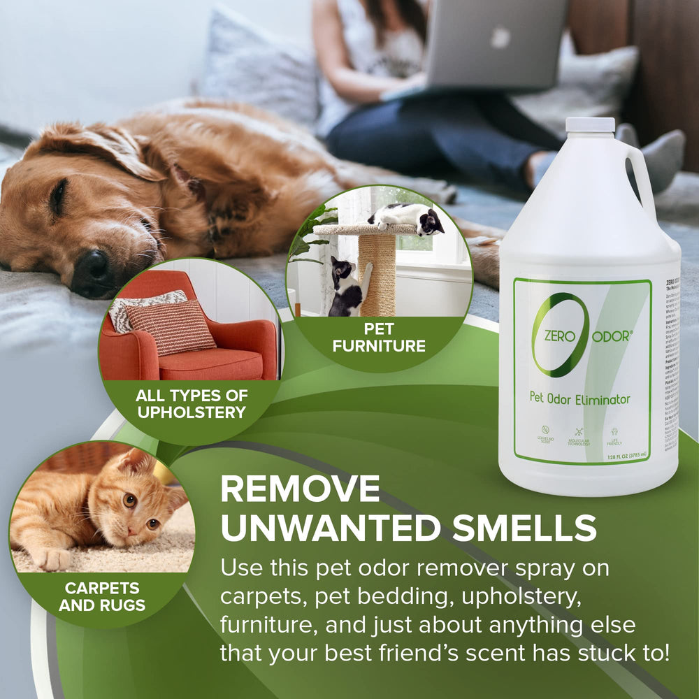 Zero Odor spray for car interior eliminates stubborn odors in upholstery