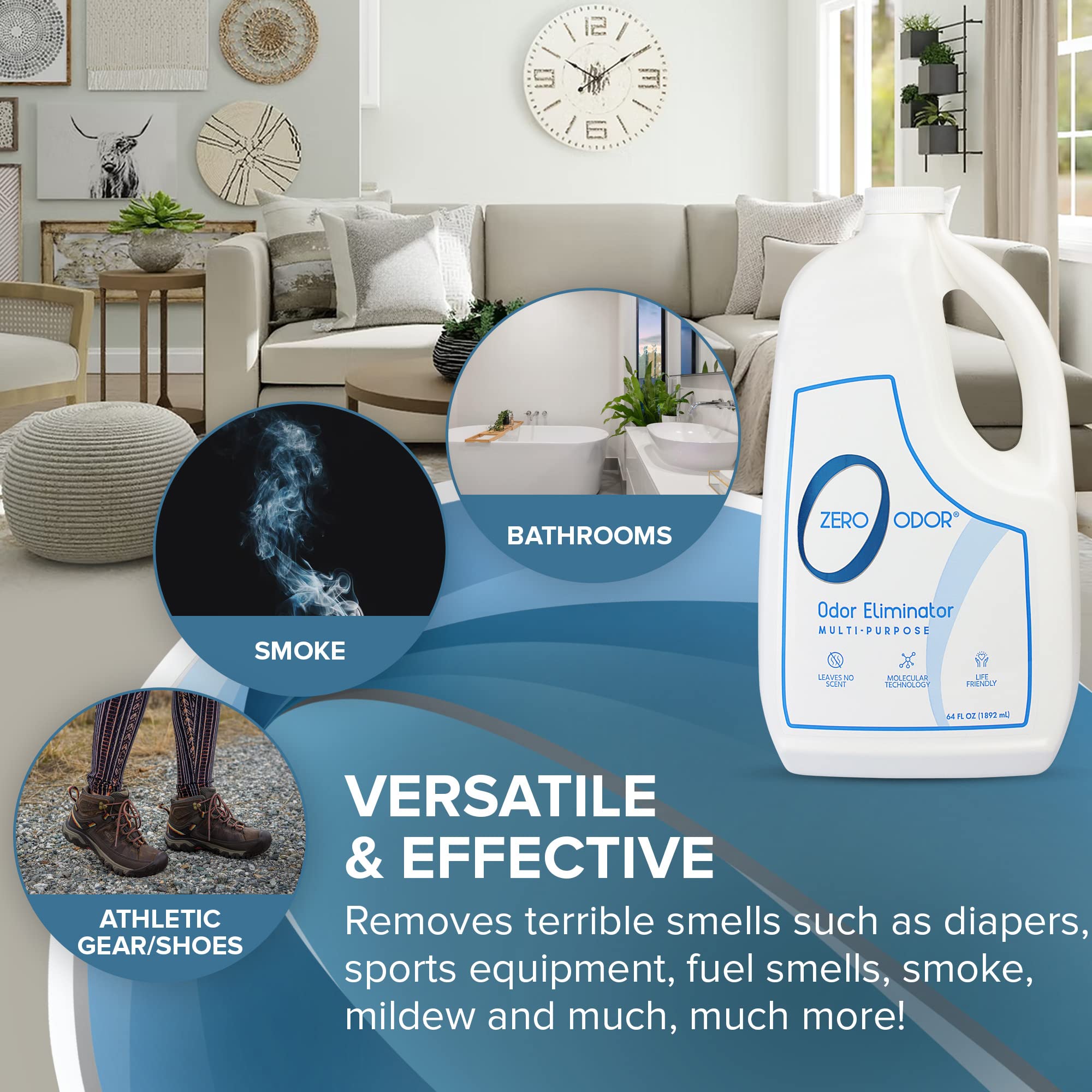 Zero Odor kitchen odor elimination use demonstrates practical odor control during cooking.