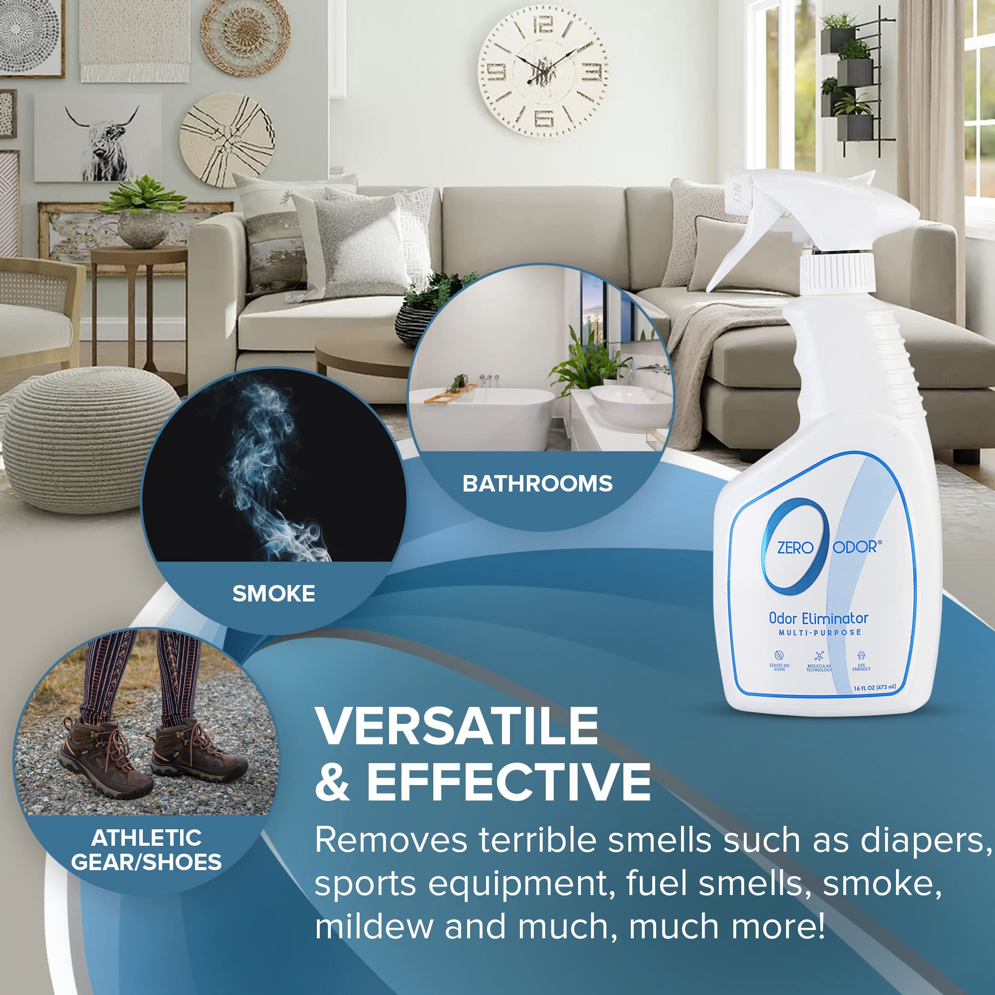 Zero Odor nursery odor control helps maintain a fresh nursery