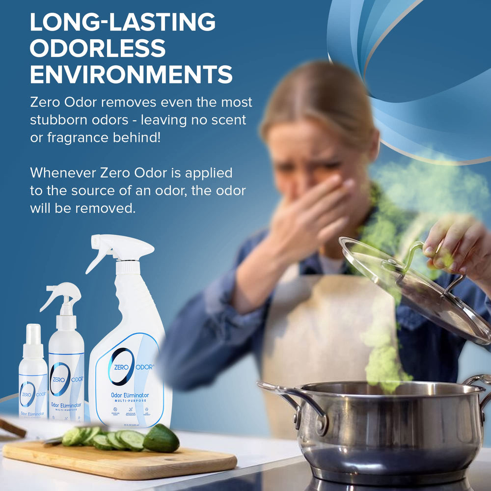 Zero Odor office-desk-odor-control suggests workspace freshness without masking scents.