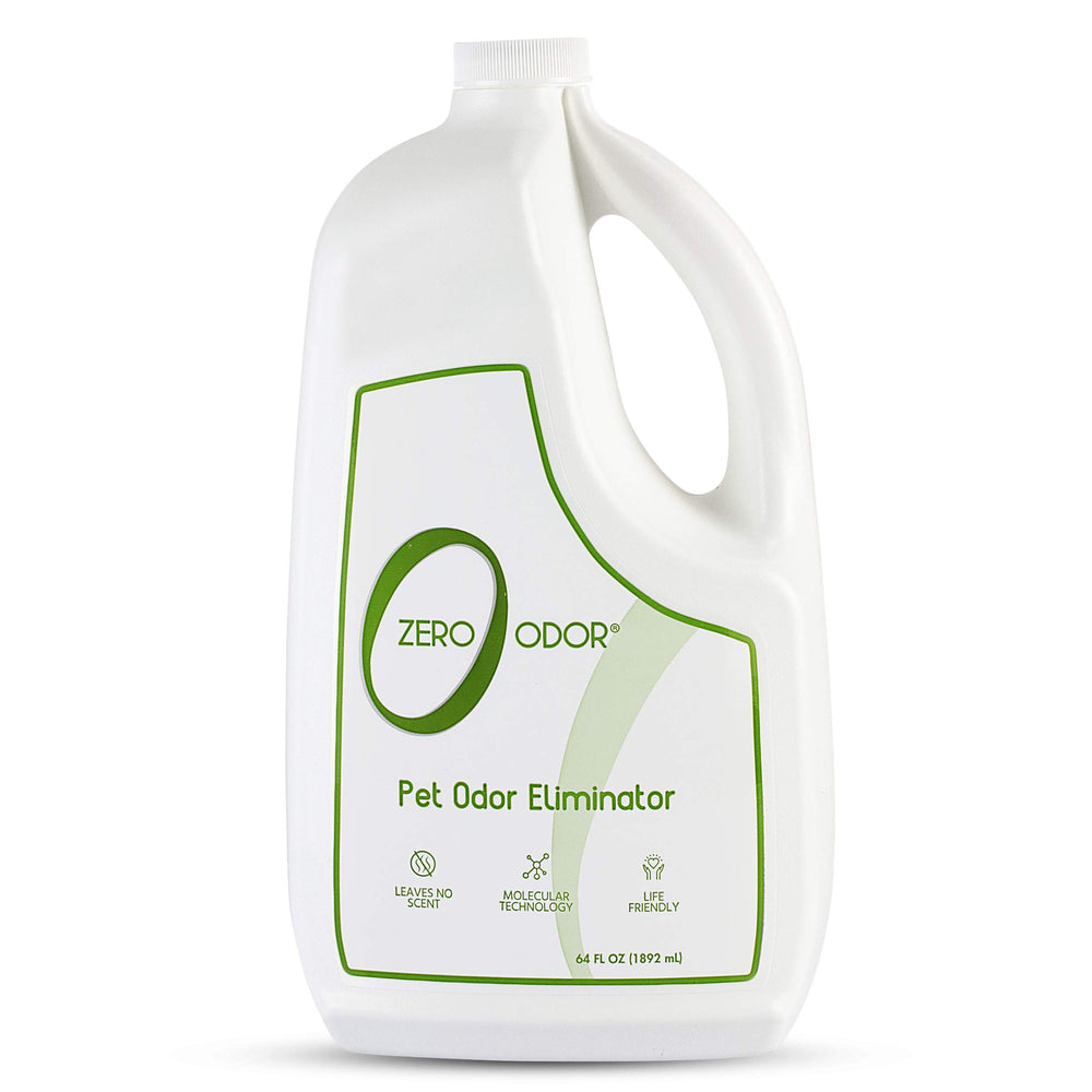 Zero Odor pet odor eliminator 64oz refill bottle for powerful carpet and furniture odor elimination