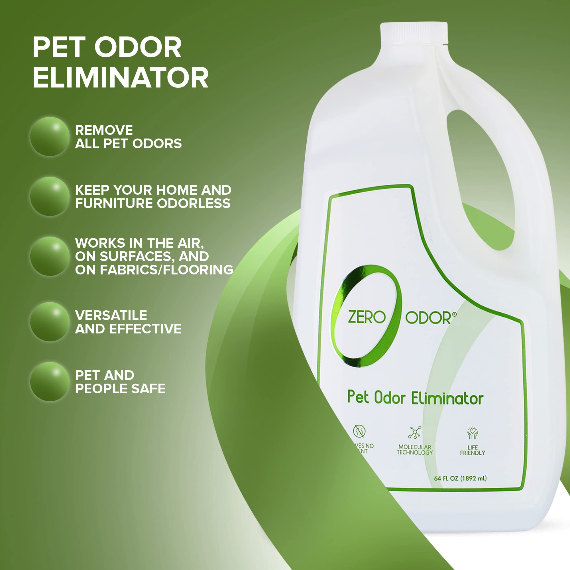 Zero Odor pet odor eliminator couch upholstery freshening in living room