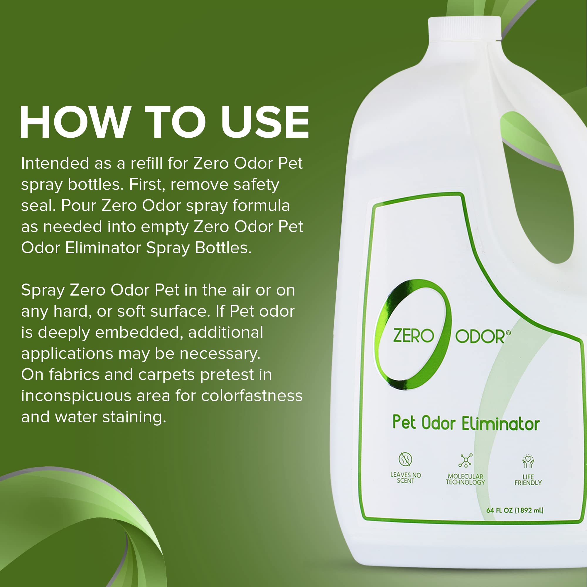 Zero Odor safe USA-made formula offering a non-toxic option