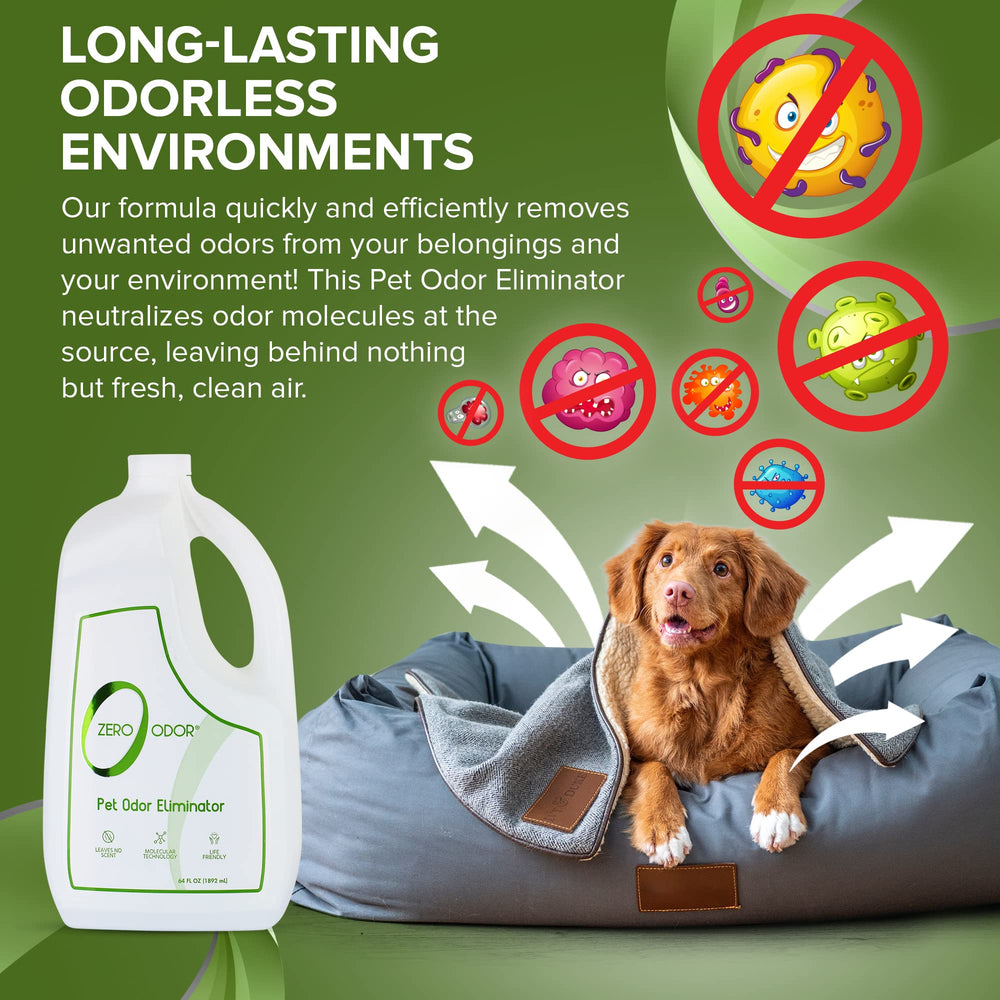 Zero Odor tracer scent shown during application to locate treated areas