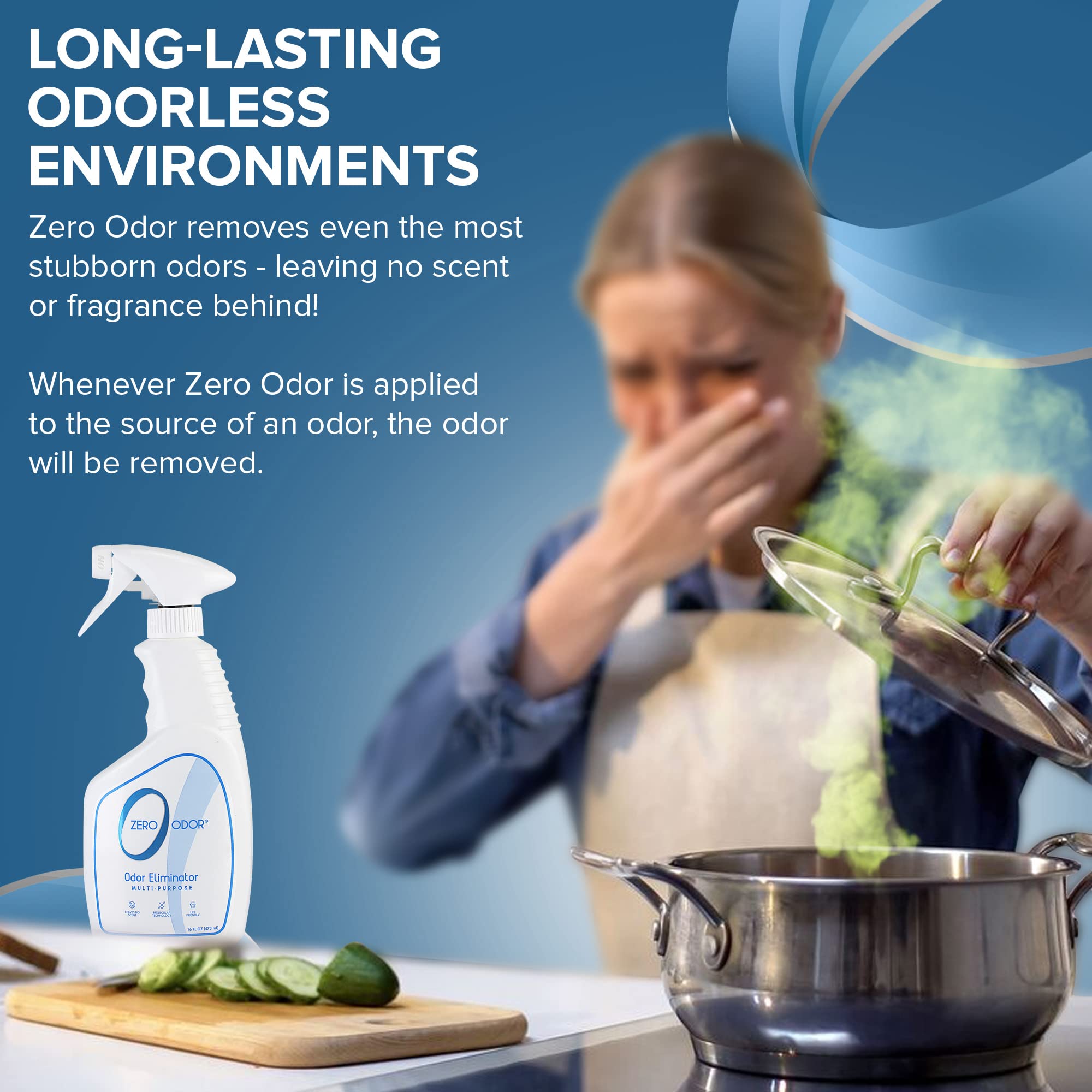 Zero Odor pet odor removal keeps homes smelling clean between baths