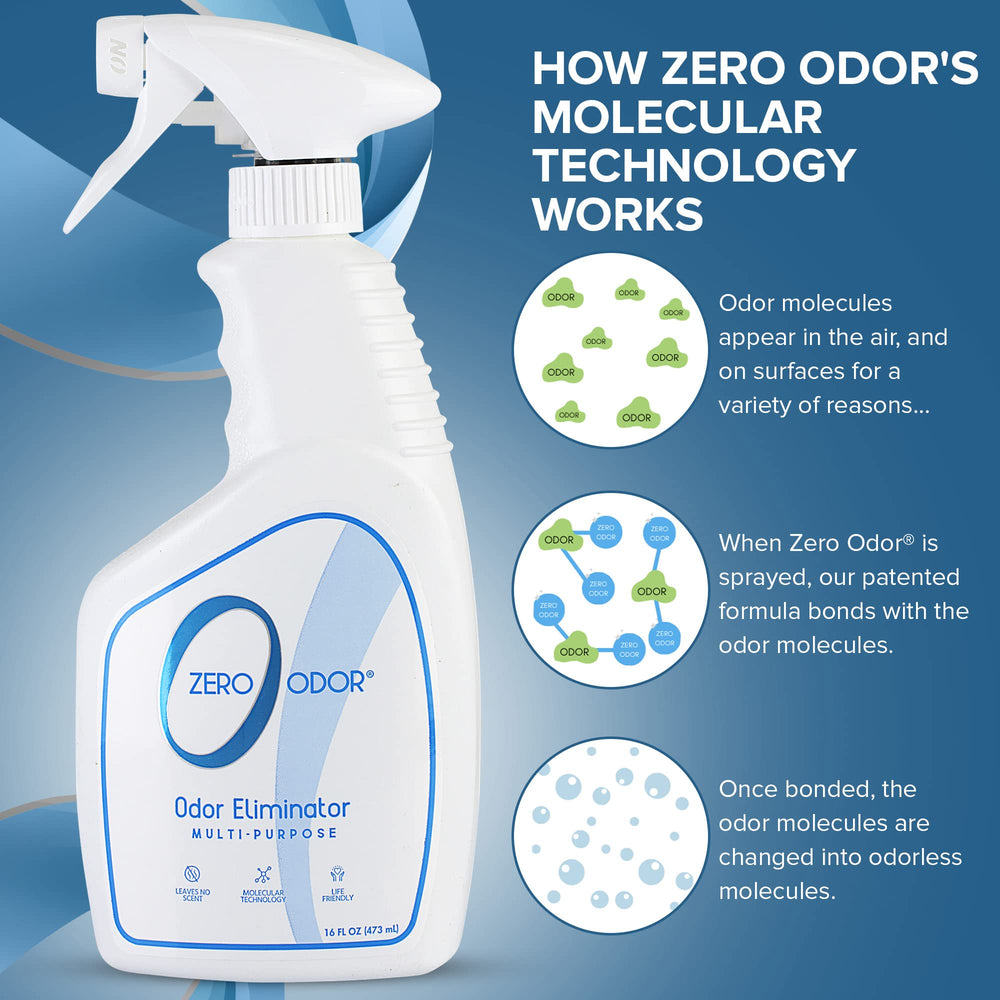 Zero Odor tracer scent demo shows guided application for odor control