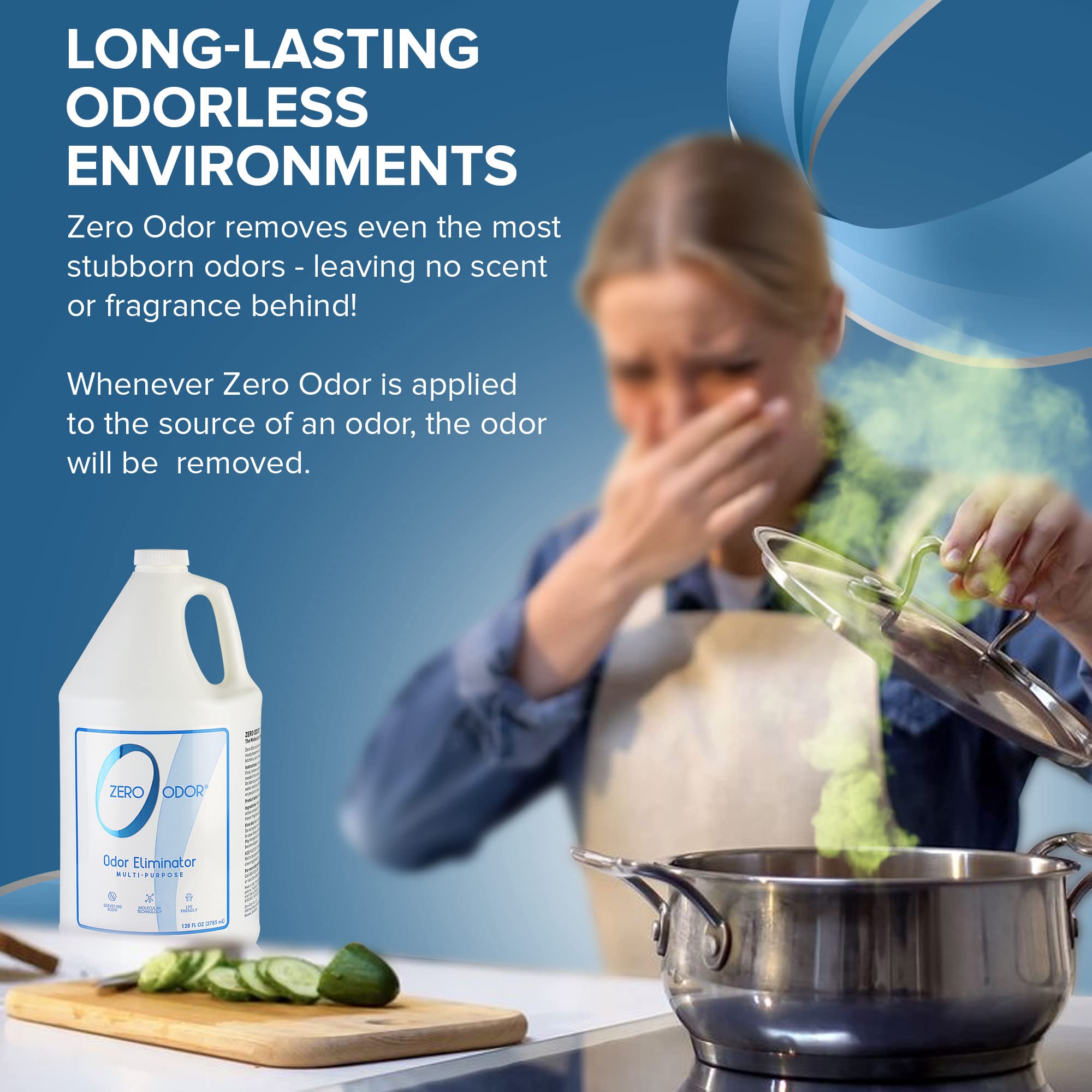 Zero Odor versatile usage in home, office, and car scenes.