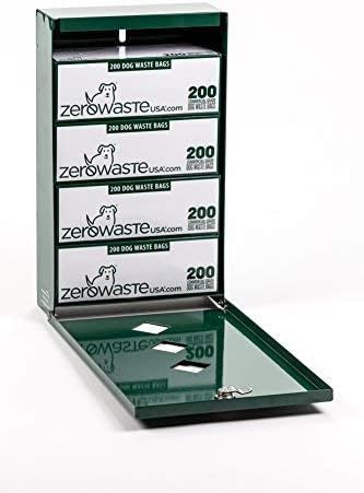 ZERO WASTE USA unscented BPA-free bags for pet waste on walks and parks