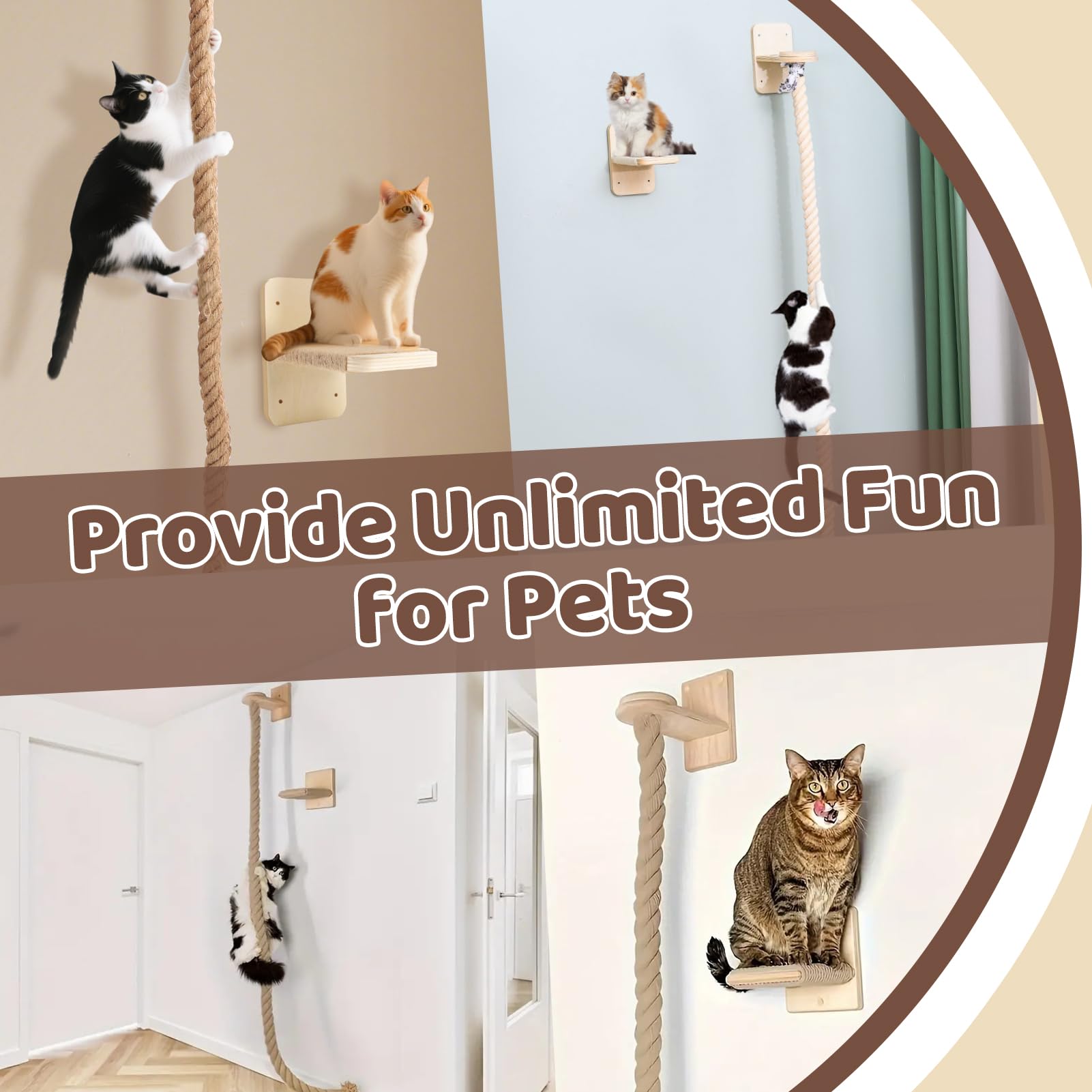 ZESTEFY cat perch and view highlight two platforms for observation