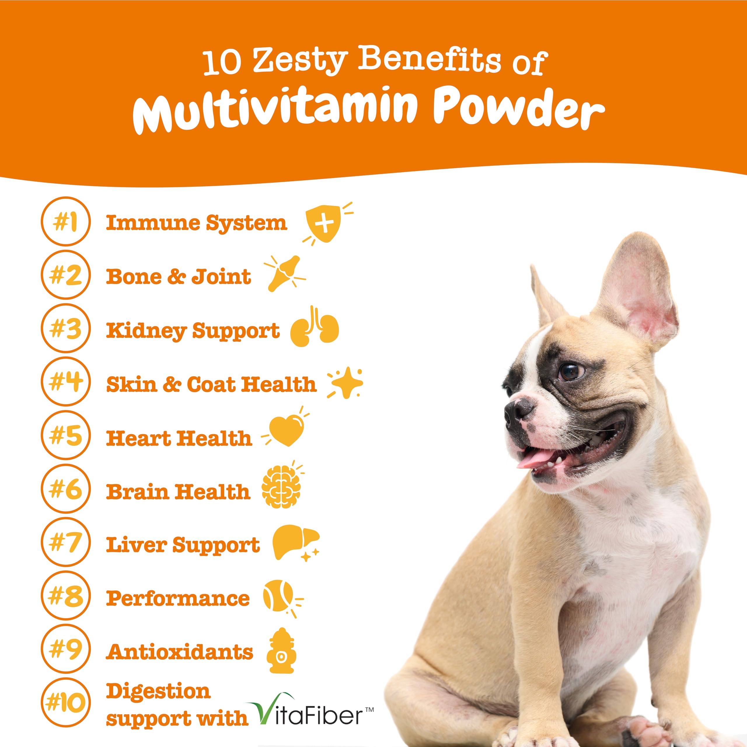 Zesty Paws 10-in-1 powder-dog-food-mix offers versatile feeding options.