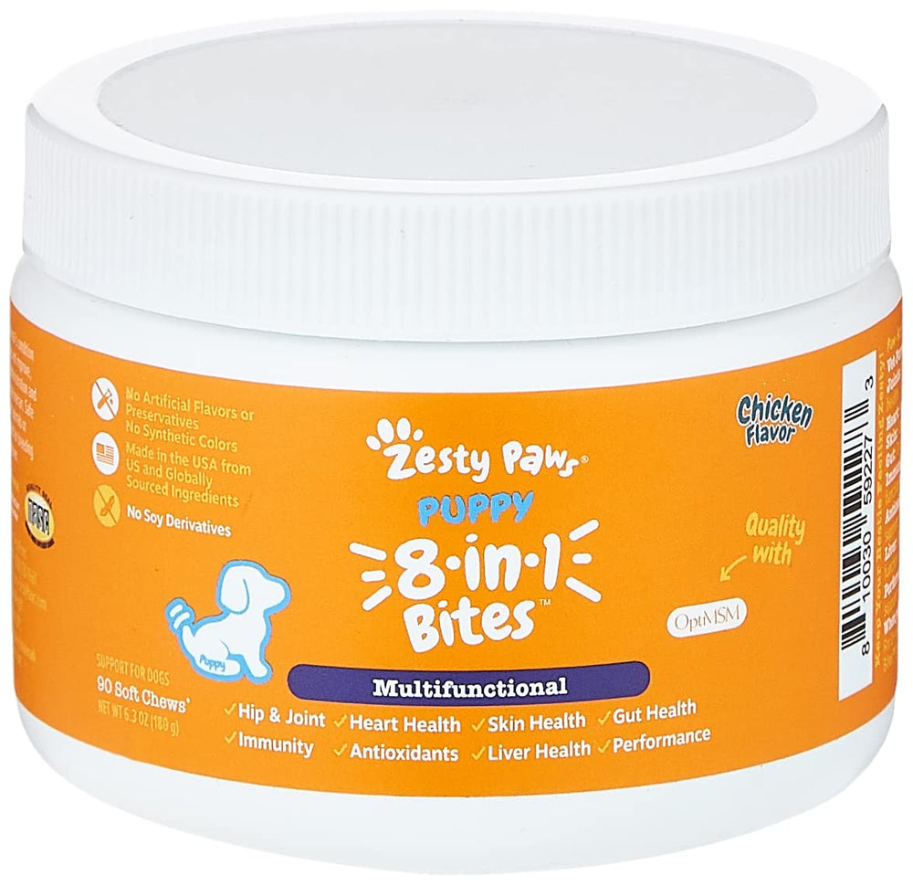 Zesty Paws aceite de hígado de bacalao para perro, omega 3 beneficioso.