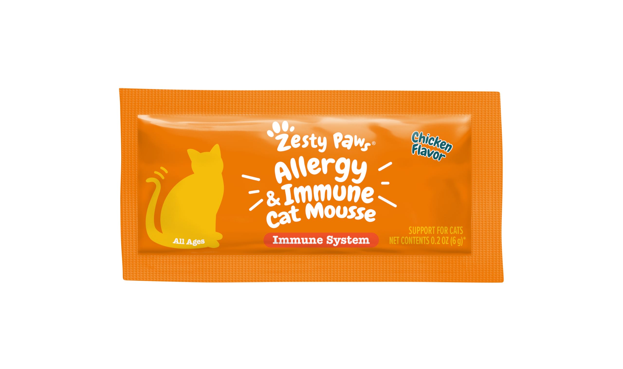 Zesty Paws Mousse alergia e inmunidad, EpiCor Pets para inmunidad.