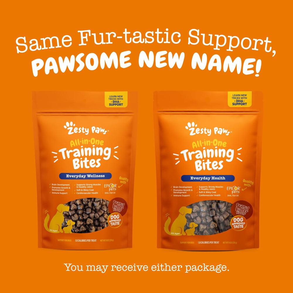 Zesty Paws para cachorros y adultos, entrenamiento de alto valor.