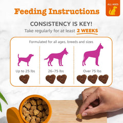 Zesty Paws Chondroitin Sulfate helps cartilage in dogs.