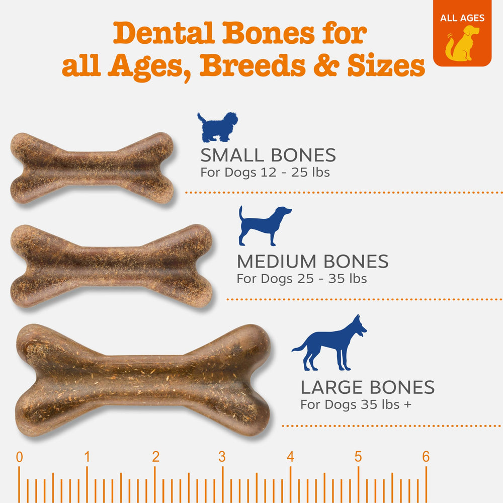 Zesty Paws Dental Bones epi-cor-pets boosts digestion and immune support