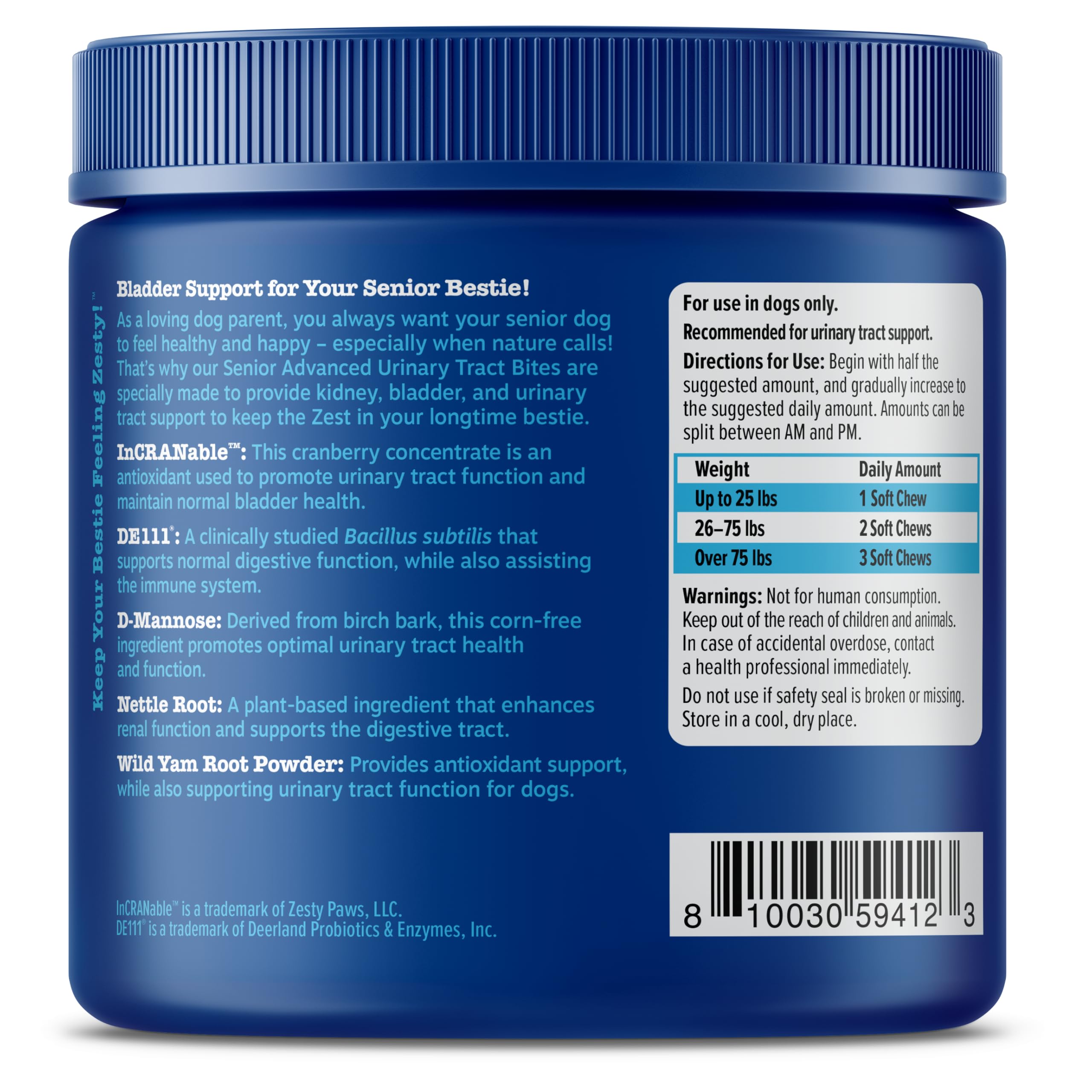 Zesty Paws astragalus and marshmallow closeup underscores immune and digestive support