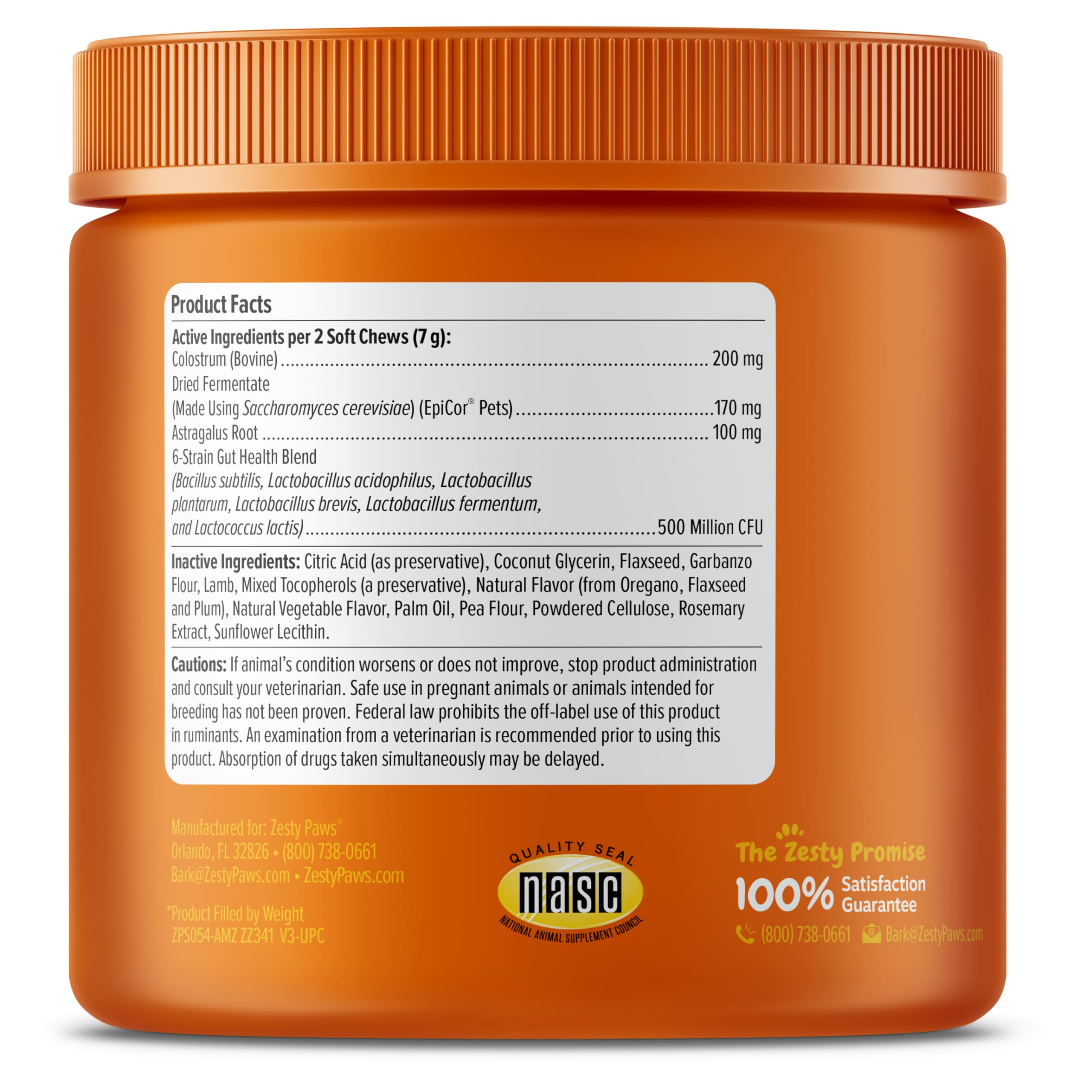 Zesty Paws omega-3 for dogs EPA DHA – promotes skin health and immune comfort.