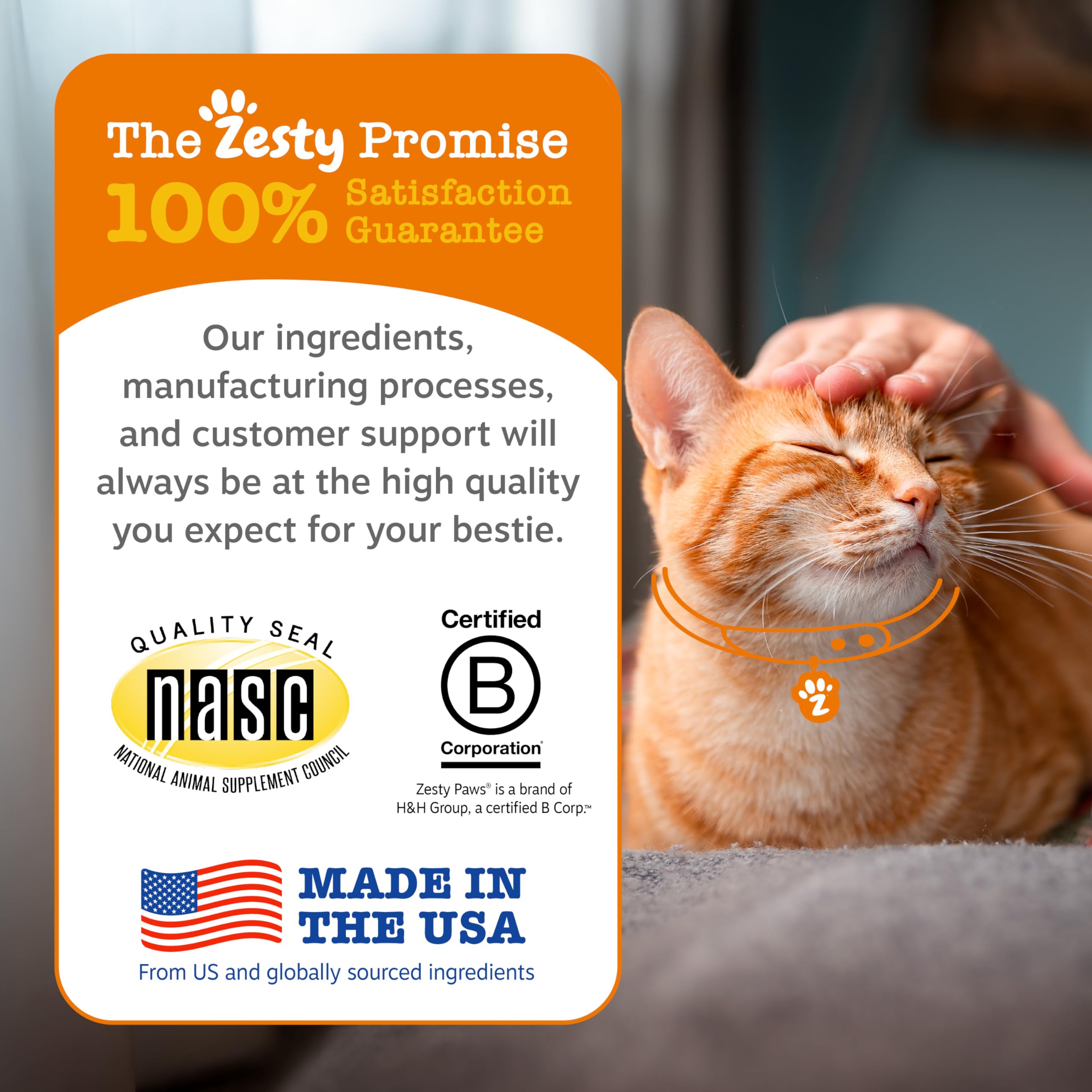 Zesty Paws Omega Cat Mousse squeeze for treats, easy portion control.
