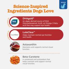 Zesty Paws Omega-3 DHA from cod liver oil supports dog's skin.