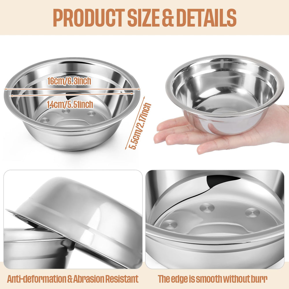 Zhehao 16oz dog bowl showing ample capacity for small dogs