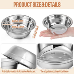 Zhehao 16oz dog bowl showing ample capacity for small dogs