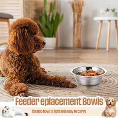 Zhehao dog bowl - compatible with stands for neat feeding
