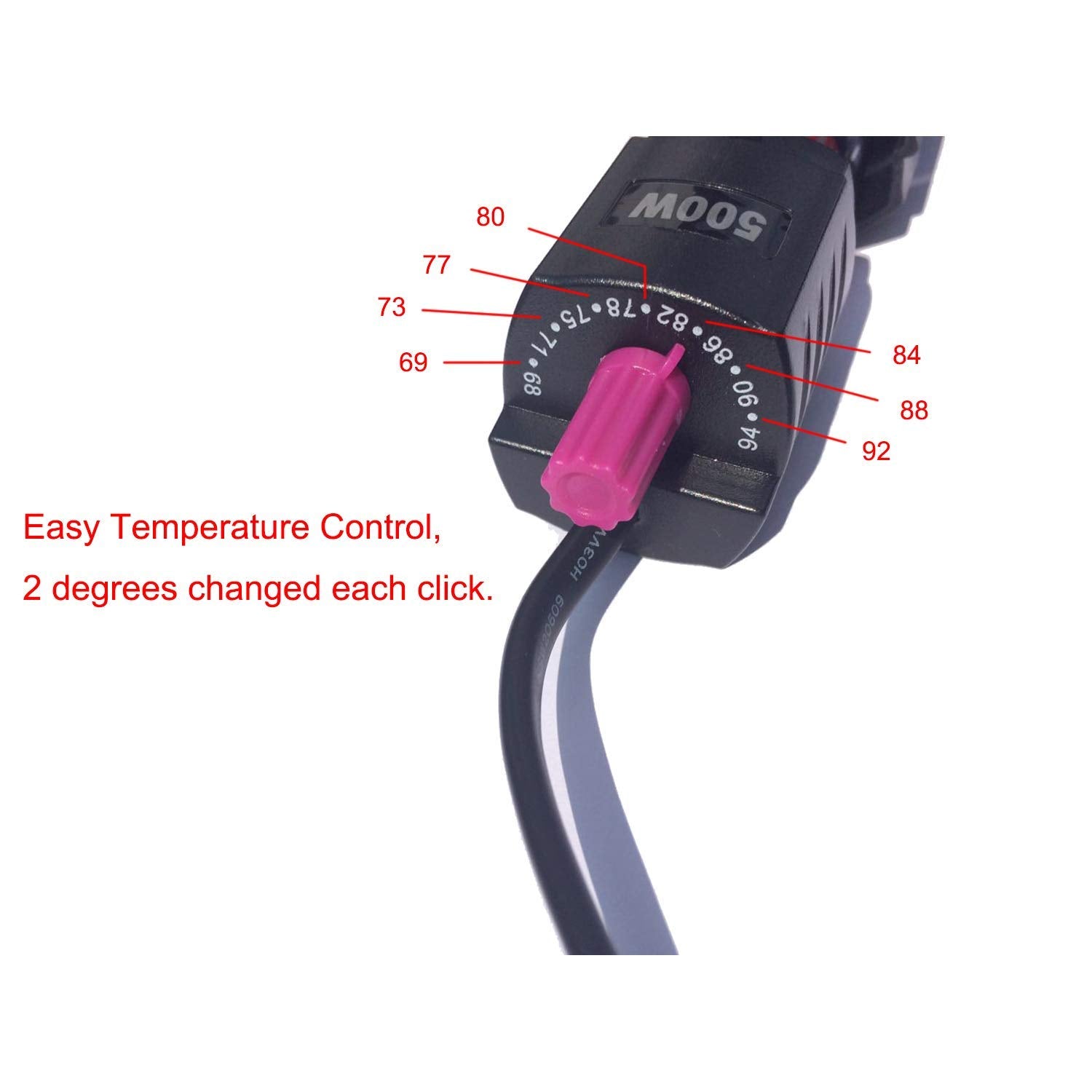 ZHGSERVU aquarium heater 300W waterproof design supports reliable operation in tanks