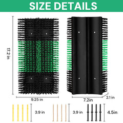 Zhuo LeLe XL brush bendable backplate mounted on post for stable use