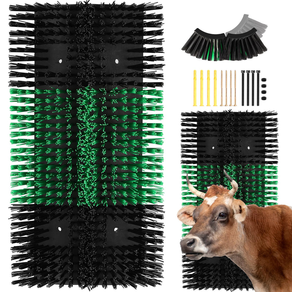 Zhuo LeLe XL brush extended grooming area for cattle and horses