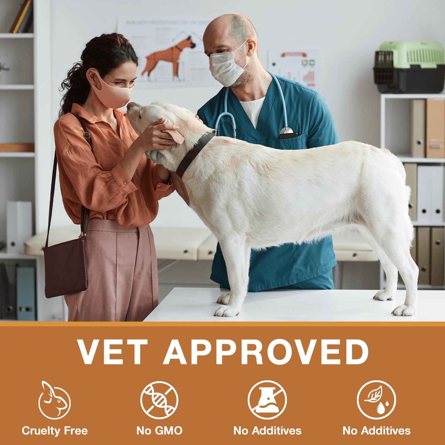 ziehoo-ge detailed label usa-grown communicates quality and origin for pet owners.