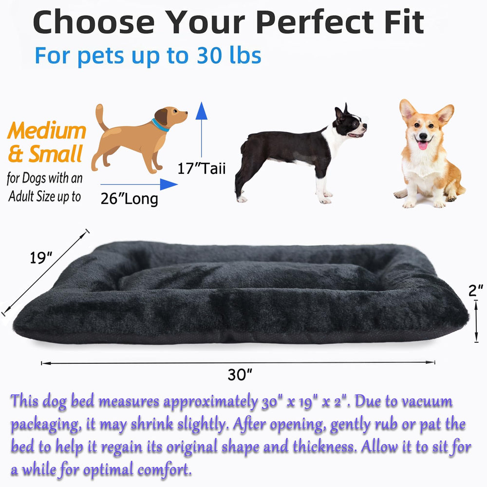 zihapgpzp 30in crate bed anti-slip bottom keeps bed secure during resting