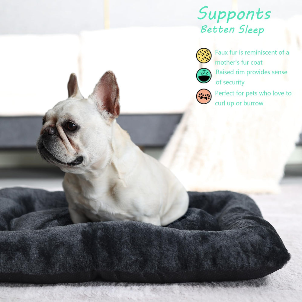 zihapgpzp 30in bed in use with a medium-sized dog resting comfortably