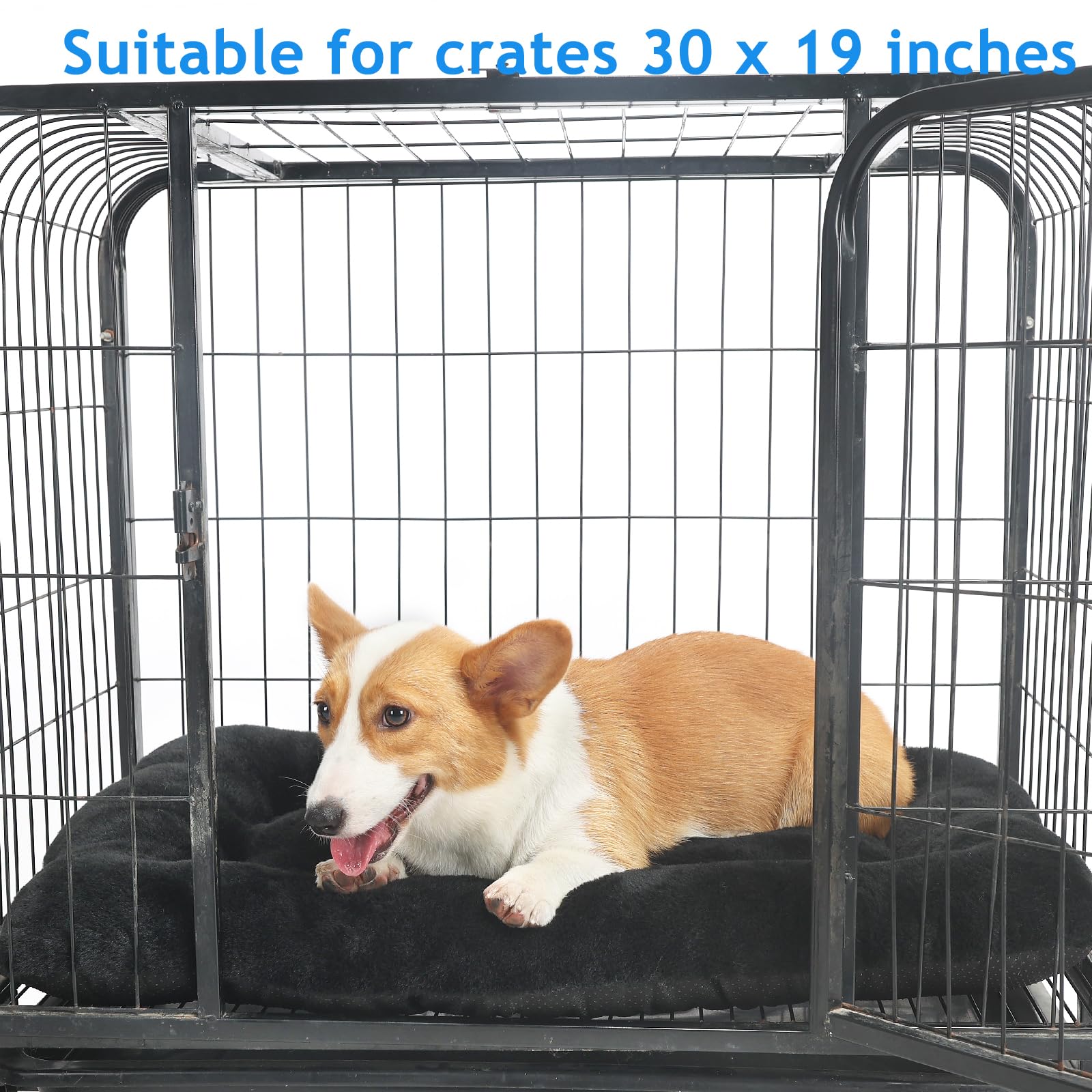 zihapgpzp 30in crate bed machine-washable for easy cleaning after use
