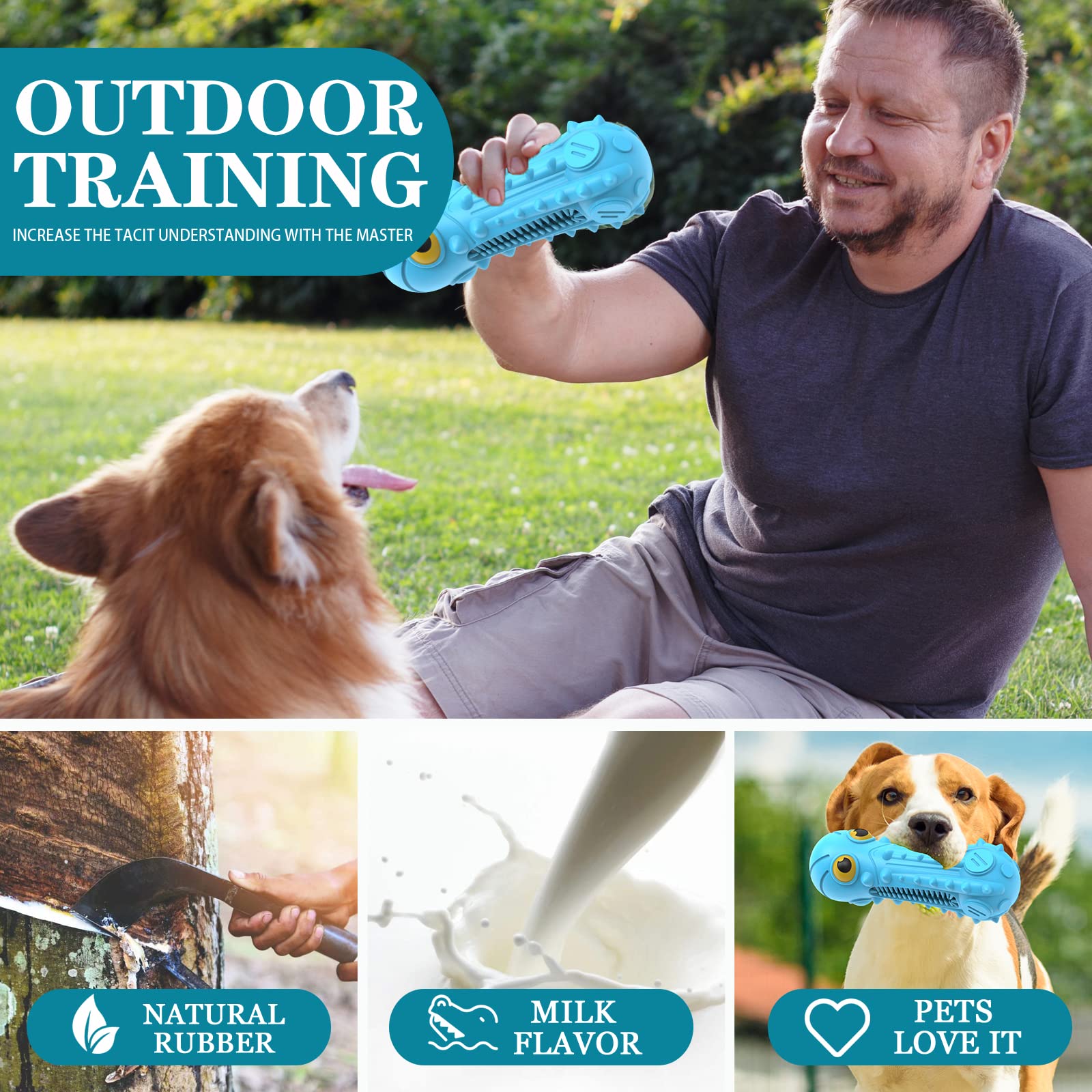 ZIKATON durable chew toy designed for large dogs during vigorous play