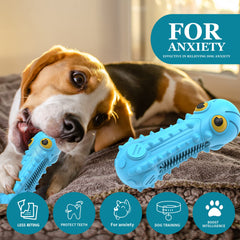 ZIKATON dog toy snack grooves entice treats, extending playtime
