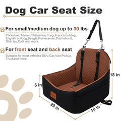 Zilemoon car dog seat installation demonstrates belt attachment for stable mounting.