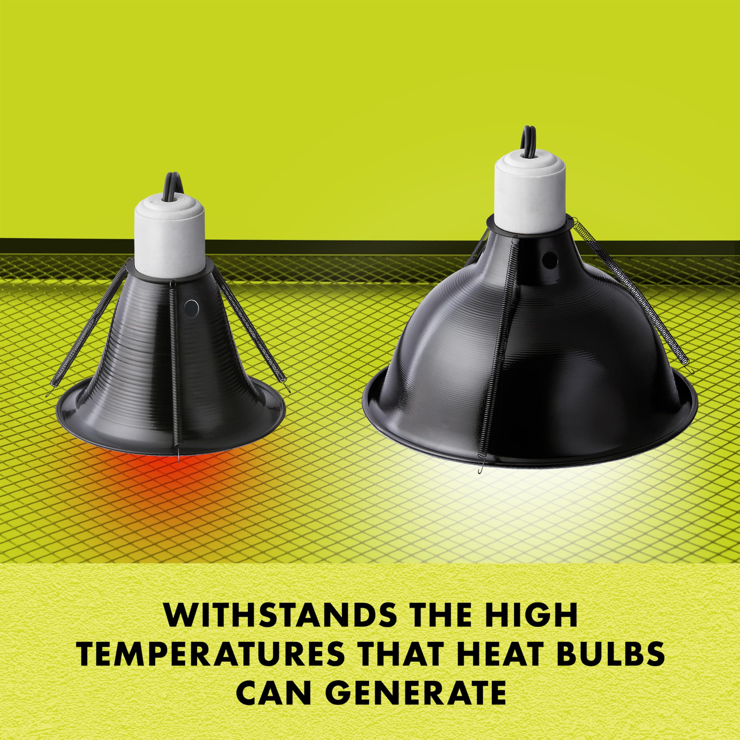 Zilla 11435 fresh air screen cover claw resistance and heat fixture tolerance ensure safe enclosure airflow