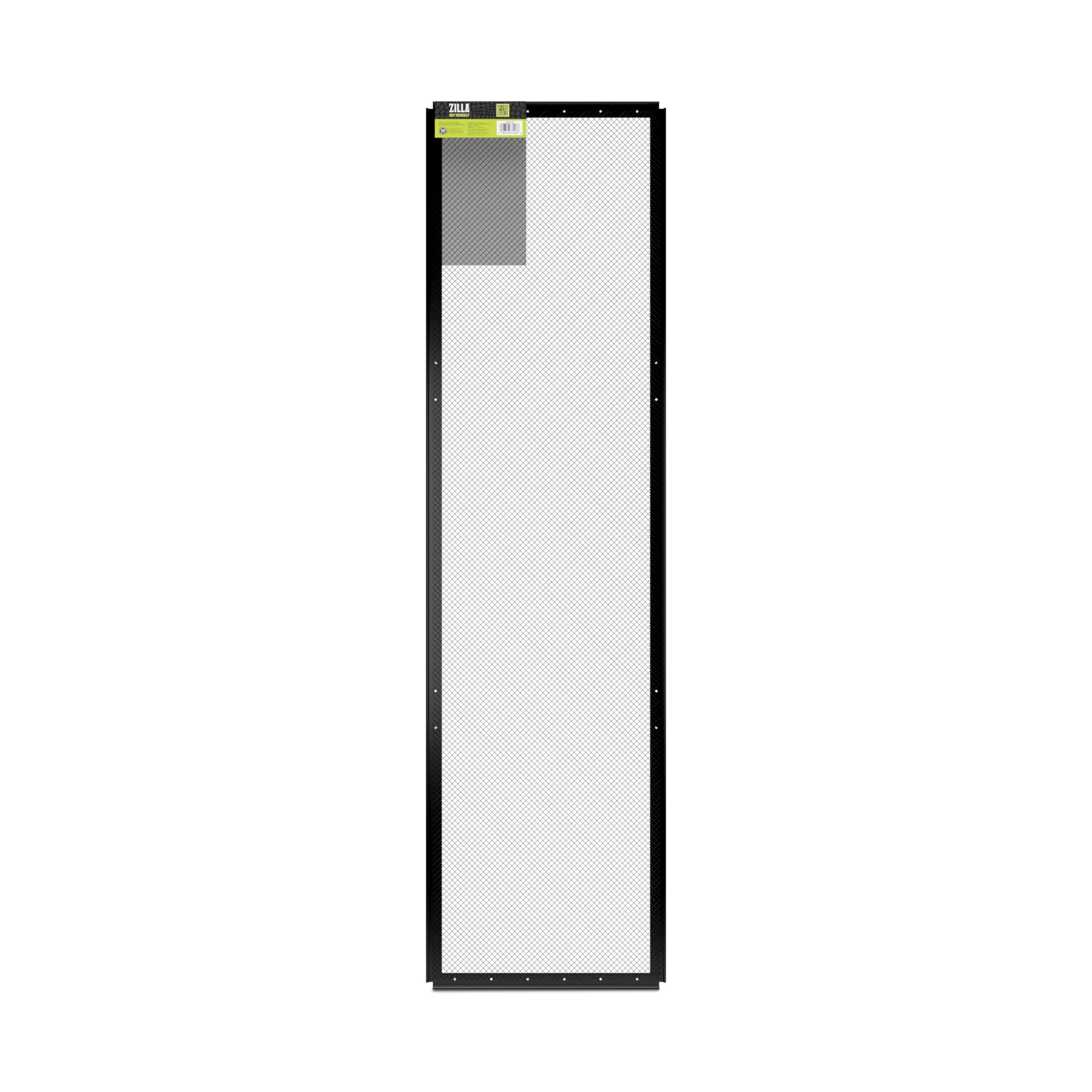 Zilla Fresh Air Screen Cover durability test image emphasizes long-lasting steel frame