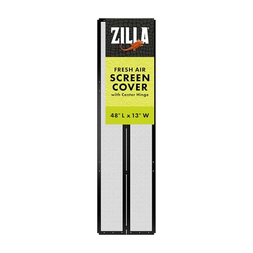 Zilla Fresh Air Screen Cover long-lasting use in high-temperature habitats.