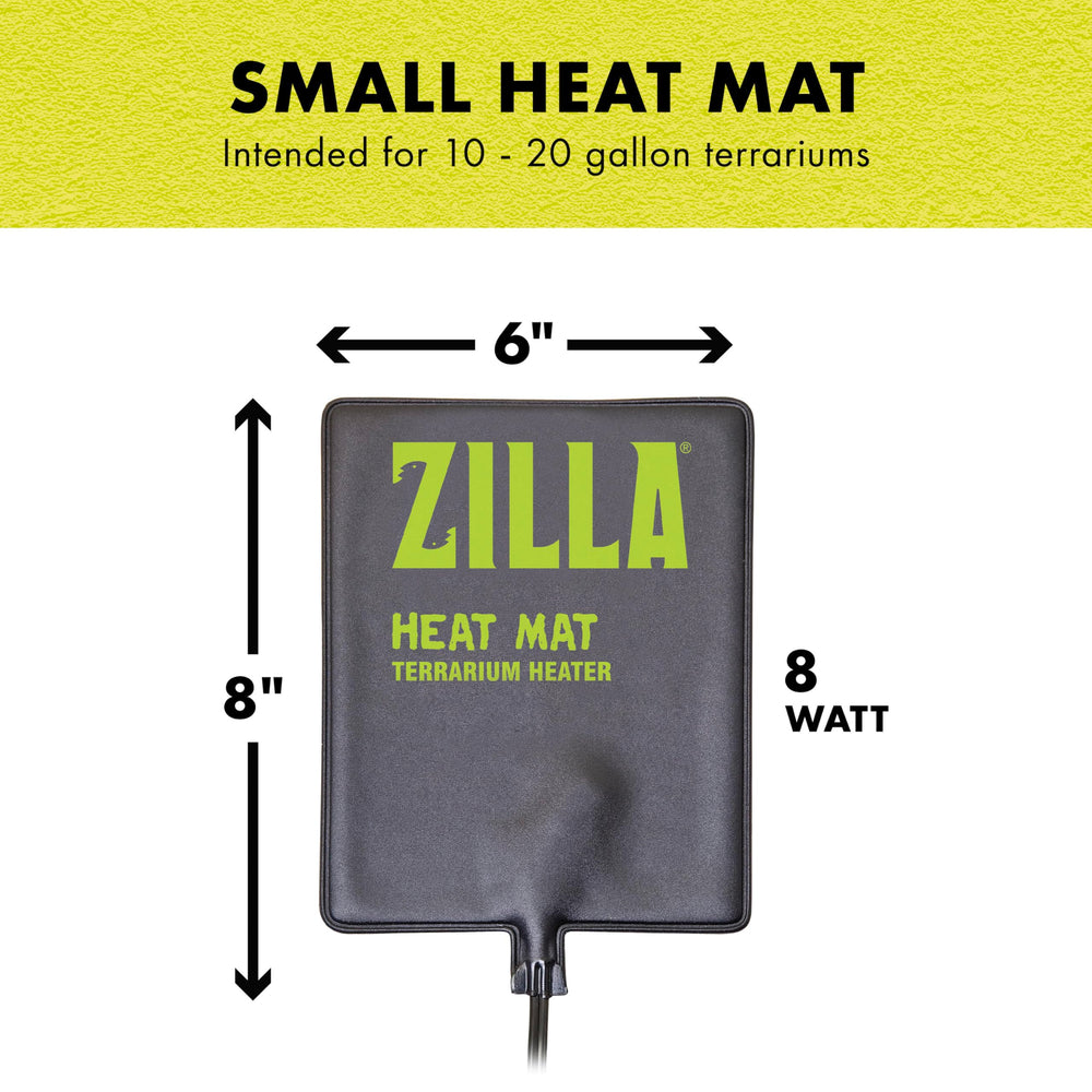 Zilla Heat Mat warm terrarium floor evenly for reptile habitats